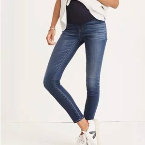 Madewell maternity over the belly skinny jeans